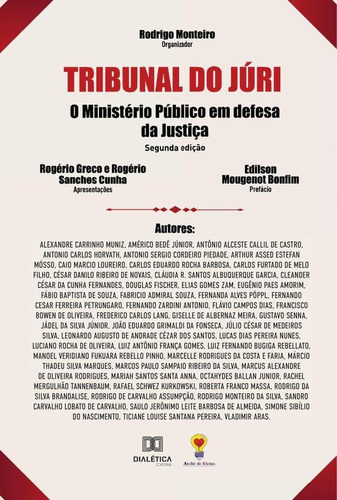 Tribunal Do Júri, De Rodrigo Monteiro. Editorial Dialética, Tapa Blanda En Portugués, 2021