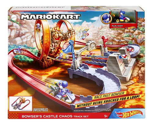 Hot Wheels Mario Kart, Pista Castillo De Bowser