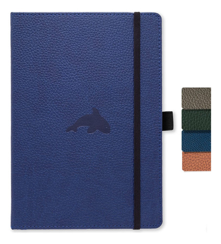 Cuaderno Extra Grande Con Puntos Diseño De Ballena Azul