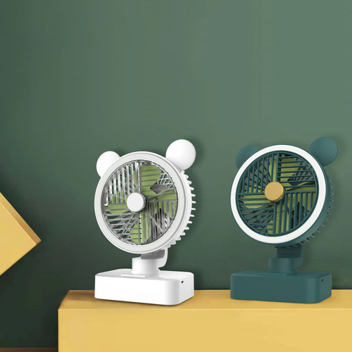 Ventilador De Escritorio Pequeño Y Recargable