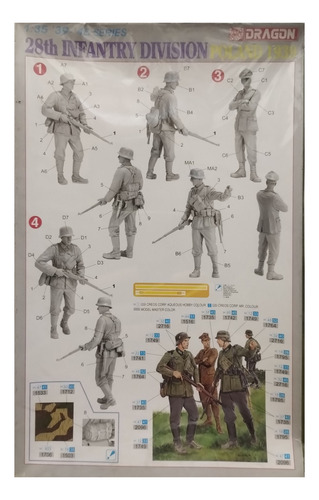 Division De Infanteria Alemana 28va Polonia 39 Dragon 1/35
