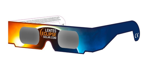 100 Lentes Eclipse Solar Certificados Iso 12312-2 Aprob Nasa