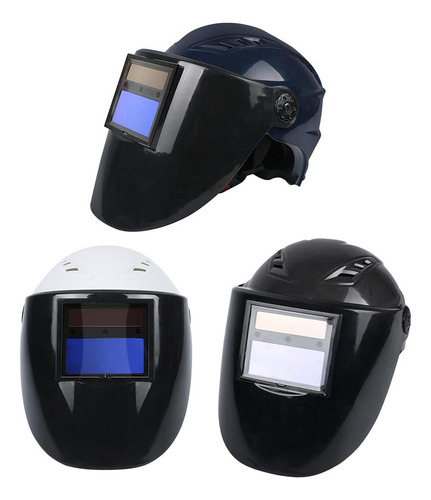 Máscara De Soldadura Abatible Azul