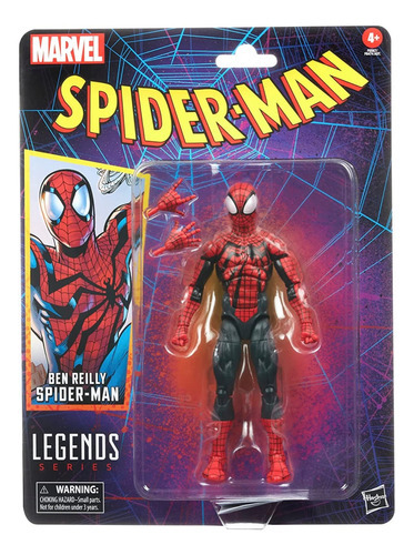 Hasbro Spider-Man Marvel Legends -Ben Reilly- Hombre Araña 