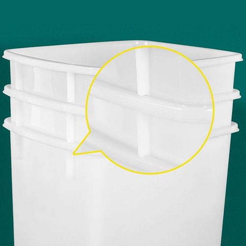 Cubo Con Contenedor De Almacenamiento De Líquido De Tapa S