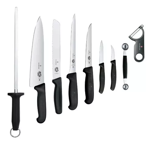 Victorinox Soporte para cuchillos Swiss Classic, 9 piezas en negro -  6.7193.9