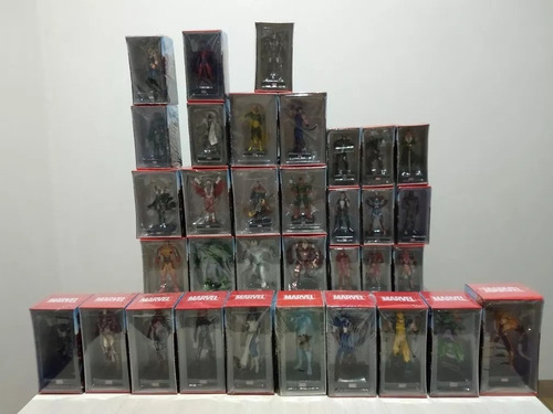 Lote 12 Muñecos Figuras Marvel 3d Nuevas Resina Salvat Dc