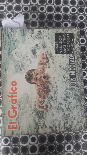 El Grafico 2223 16/5/1962 Luis Nicolao Natacion Record (Usado)