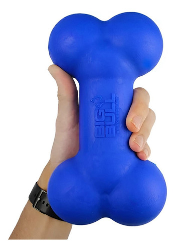Brinquedo Cachorro Grande Porte Pet Osso Anti Stress Cães G Cor Azul