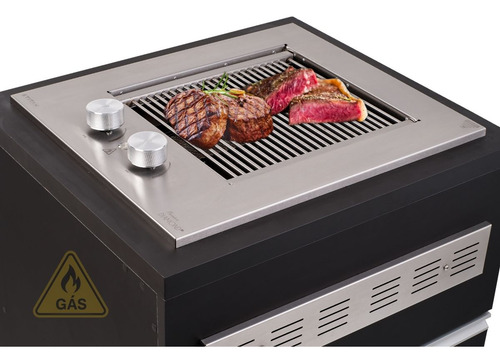 Churrasqueira Grill A Gás Cooktop Diamond Premium Glp Titan