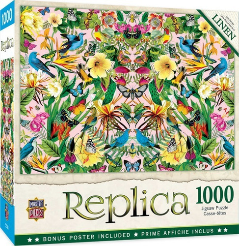 Imagen 1 de 4 de Rompecabezas Masterpieces: Replica Blue Birds - 1000 Piezas
