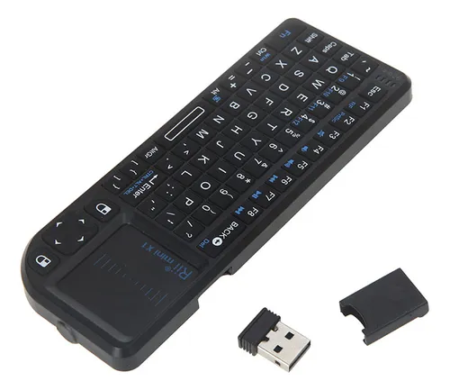 Teclado Inal mbrico Rii Mini X1 Con Touchpad Para Pc Smart