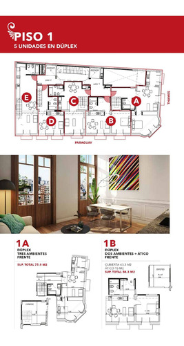 Imagen 6 de 15 de Venta Duplex 2amb+atico Esq Thames Y Paraguay