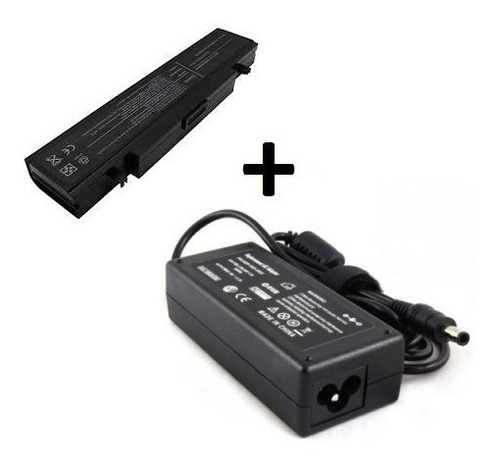 Kit Bateria + Fonte Carregador Para Notebook Samsung Rv410