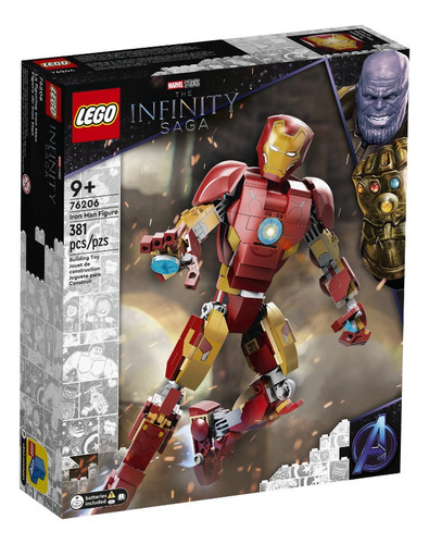 Set Lego 76206 Infinity Saga Iron Man Figure 