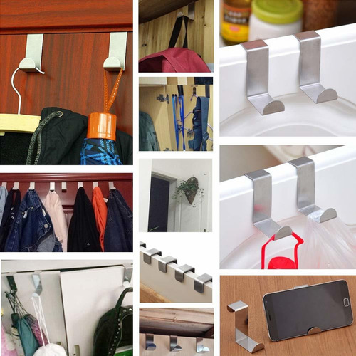 12pcs Ganchos Para Colgar Puerta Ganchos Para Colgar