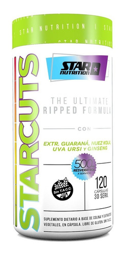 Starcuts Star Nutrition X 120 Caps Quemador De Grasa