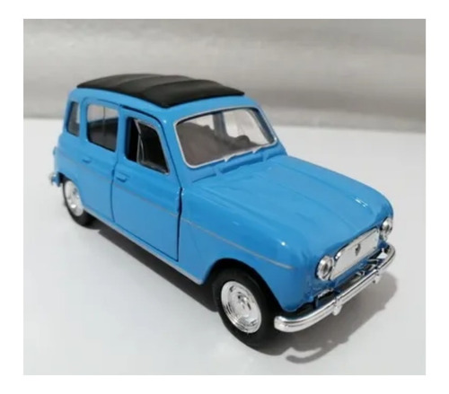 Renault 4/ Escala 1:32/ Metálico/ 12.5cms Largo/ Welly