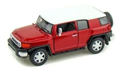 Toyota Fj Cruiser Negra Escala 1:36, 13cms Largo, Metálica