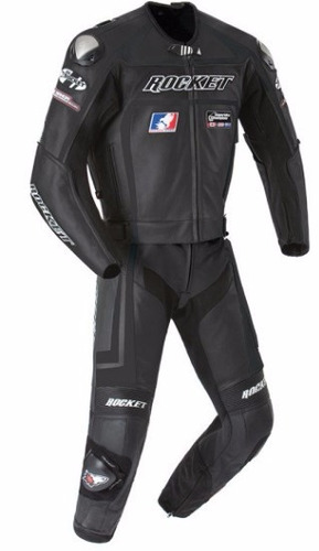 Traje De Piel Joe Rocket Spedmastrer 5.0 Motociclismo 2pzas