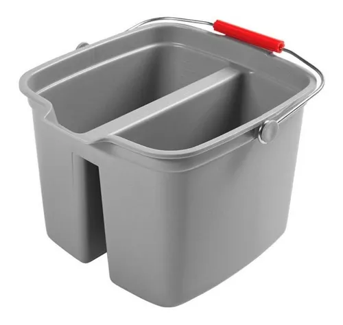 Cubeta Brute Doble 16.1 Lt Rubbermaid Gris