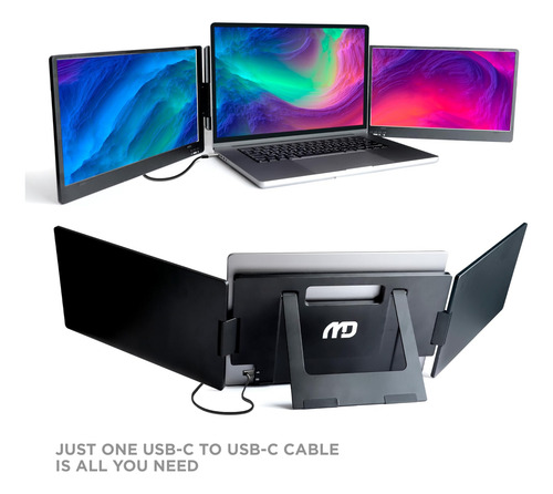 Monitor Triple Portátil Metadisplay Md1 Para La Pantalla De
