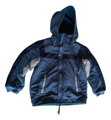 Campera De Tela Reversible Con Polar - Talle 12 - Ltb 25