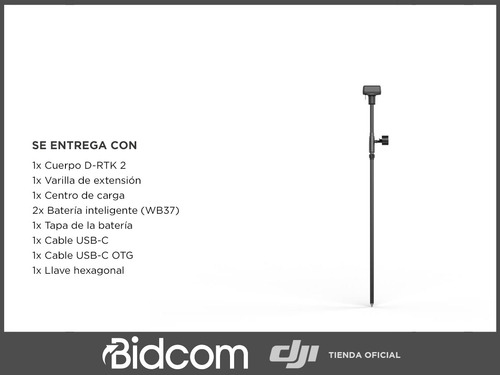 Estación Móvil Dji D-rtk 2 Gnss Recepción Por Satélite Ip65