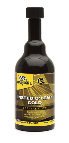 Bardahl 3010-cs Insted O' Lead Gold 12 Fl. Onzas. (caso De 1