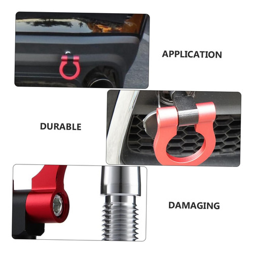 Trailer Hitch Peg Hooks Metal S Hooks Aluminum Tow Hook Fron