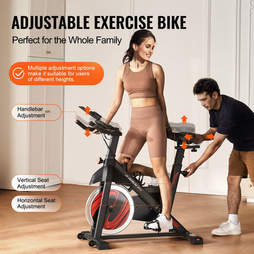 Bicicleta Fija Estacionaria Spinning Cardio Meses