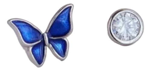 E Arete Mariposa Colgante Pendientes Amor Corazon Regalo 01