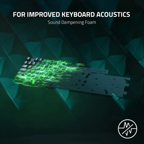 Imagen 7 de 7 de Teclado gamer Razer Huntsman V2 Tenkeyless QWERTY Linear Optical Red español España color negro con luz RGB