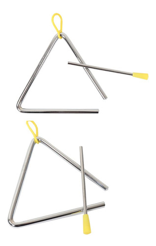 Triangulo De Acero Musical De 5 Pulgadas Con Striker, Instru