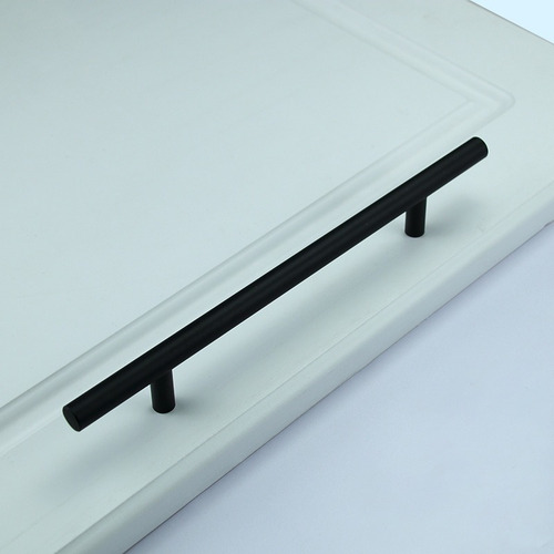 Tirador Manilla Madrid Negro 96x150x12mm 10unid + Tornillo