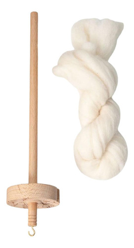 Top Whorl Yarn Con Husillo De Lana Para Fieltro Crochet Pom