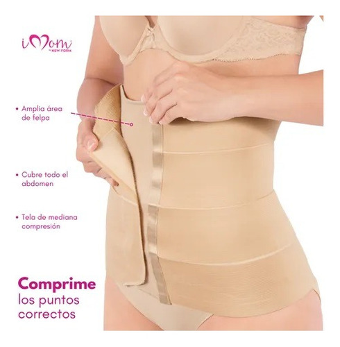 New Form Faja Postparto Y Postcirugia Envolvente Larga Nude G