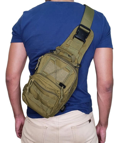 Mochila Cierre Excelente Material, Mxubb-005, 5pzas, Capacid Color Marrón Claro Diseño De La Tela Tela Militar Oxford 600d