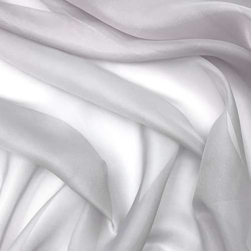 Tela Voile 1 Metro X 3,0 Ancho Ideal Cortinas Decoracion Gris Frío Liso