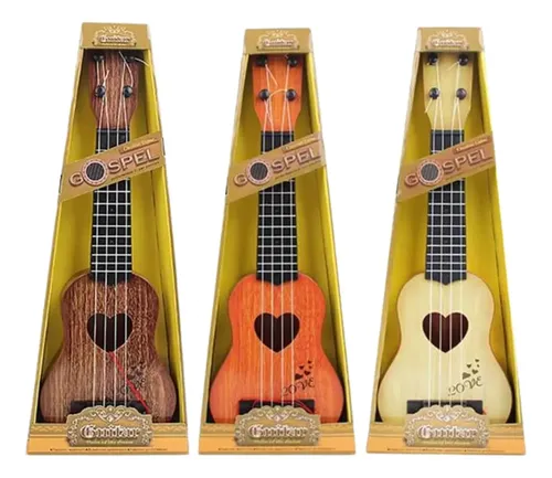 Guitarra De Juguete Para Niños Con Luces Y Sonidos, Piano Y Tambor Todo En Uno, Regalo Musical Educativo Para Peques De 3 A 5 Años