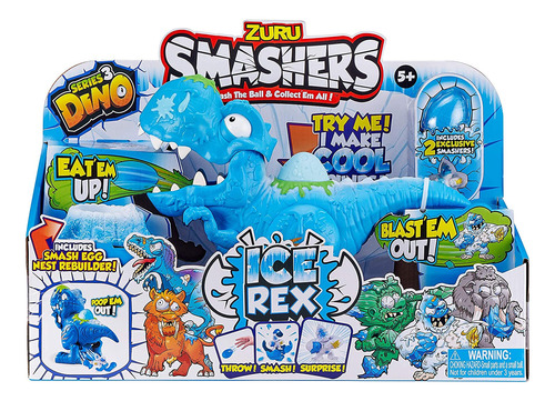 Smashers Ice Age Ice Rex Playset Por Zuru (7467)