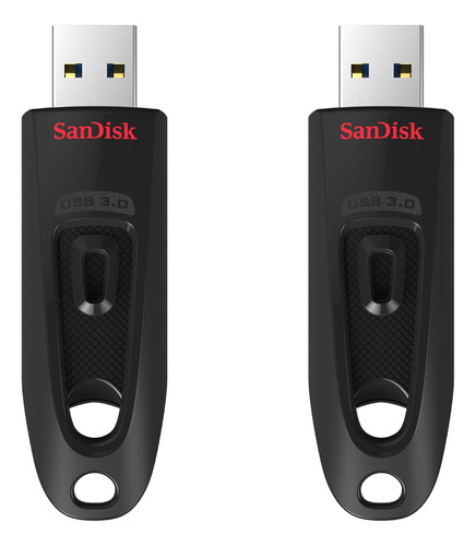 2 Pendrives De 64 Gb Sandisk 2-pack Ultra Usb 3.0 2x - Sdcz4