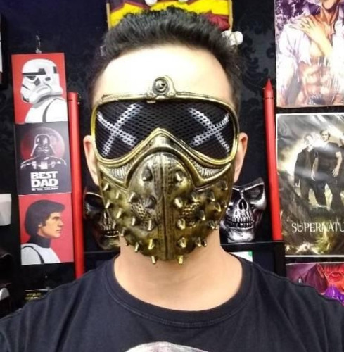 Imagen 2 de 6 de Máscara Gótica Punk Steampunk Disfraz Halloween