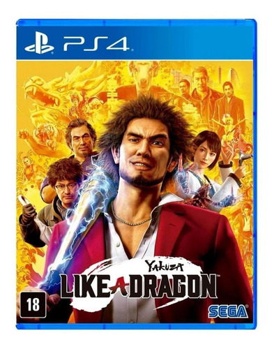 Yakuza: Like A Dragon - Ps4 - Físico - Envio Rapido