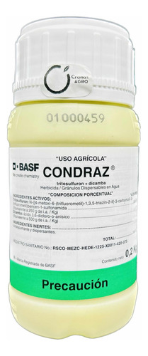 Condraz Herbicida Tritosulfuron + Dicamba 200 Gramos