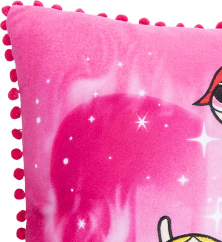 Cojin Decorativo Chicas Super Poderosas Multicolor Terciopelo