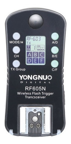 Disparador Yongnuo Rf605 Para Flash Para Nikon