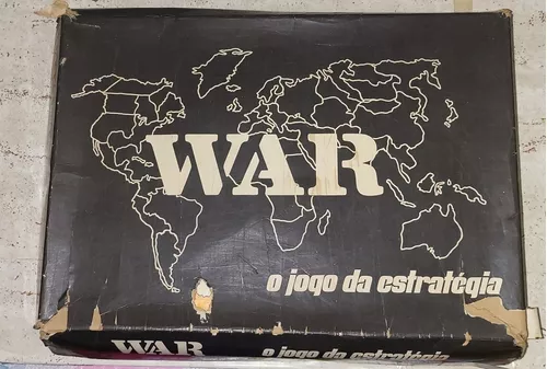 Jogo de Tabuleiro War Game Grow - Original Anos 70/80, Jogo de Tabuleiro  Grow Usado 90852116