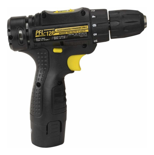 Parafusadeira E Furadeira Lynus Pfl-12p Bateria Tipo Palito