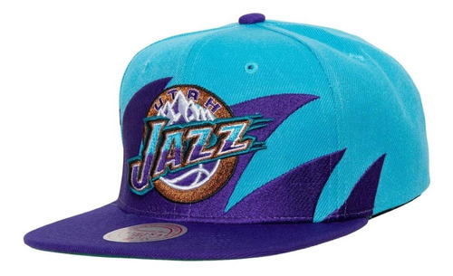 Gorra Mitchell & Ness Sharktooth Utah Jazz Nba Basquetbol